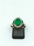 Bague Gabrielle Agate Verte